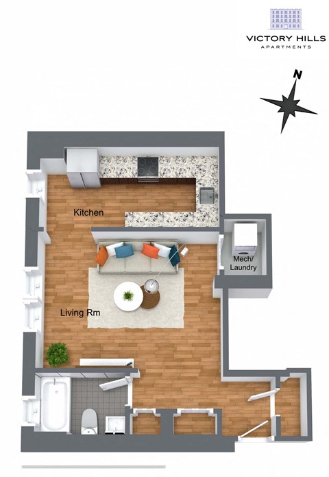 4211 2nd Street NW Studio-1 Bed Apartment for Rent - Photo Gallery 11